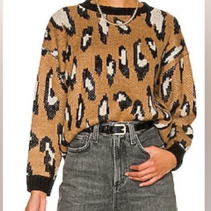 Minkpink By Revolve Latifah Intarsia Sweater Small